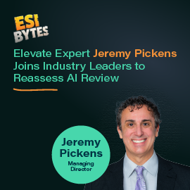Elevate Expert Jeremy Pickens Joins Industry Leaders to Reassess AI Review